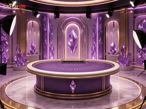 Tampilan meja permainan Vivo Live dengan dealer live di catur777